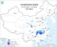 江南华南等地将有较强降水